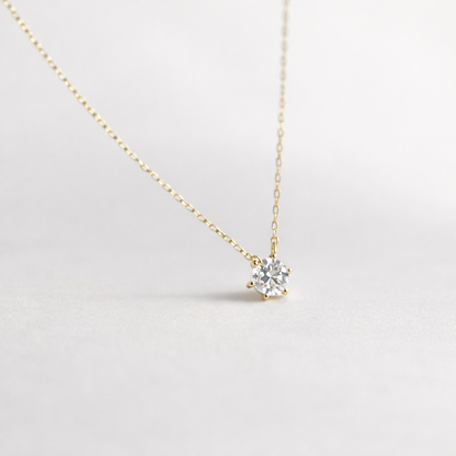 18K Gold-Plated Sterling Silver Zircon Necklace