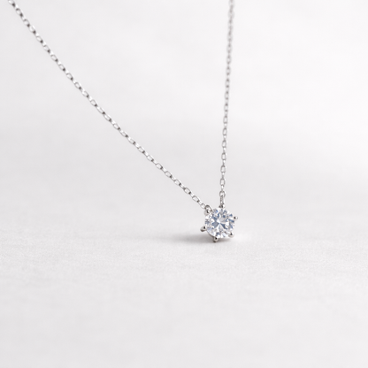 18K Gold-Plated Sterling Silver Zircon Necklace